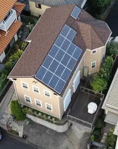 屋根葺き替え・塗装工事（太陽光パネル脱着）