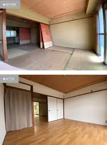 汚いお部屋をリフォーム！