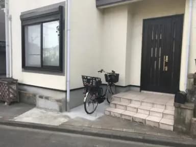駐車場スペース確保に伴い花壇を撤去