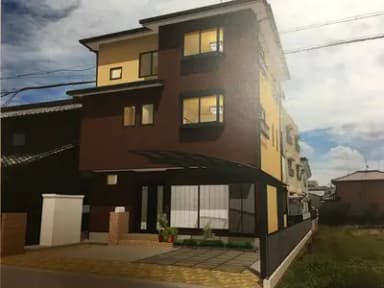 外壁塗替え（3階建て）