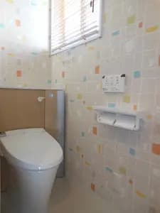 かわいい快適なトイレへ