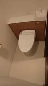 収納付きトイレへ取替工事