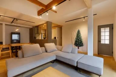 ナチュラルな雰囲気のLDK空間