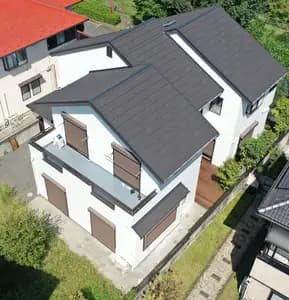 日高市で外壁塗装と屋根カバー工事