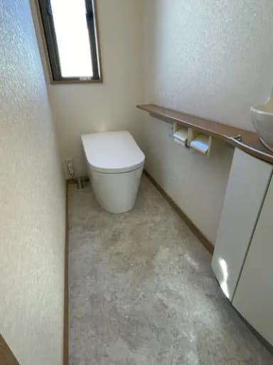 トイレ交換・クッションフロア交換