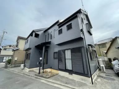 アクセントカラーが特徴の外壁塗装