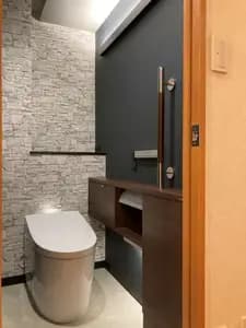 ラグジュアリーな浴室トイレ