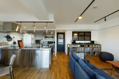 マンション×フルリノベーション ナチュラルモダン・カジュアル