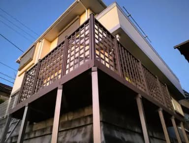 ウッドデッキ交換