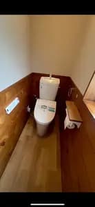 古くなったトイレを節水型&お掃除ラクラク仕様にリフォーム