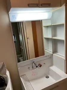 「収納力と清掃性をアップ!洗面所が使いやすく快適に」