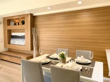 造作ニッチで空間にアクセントを