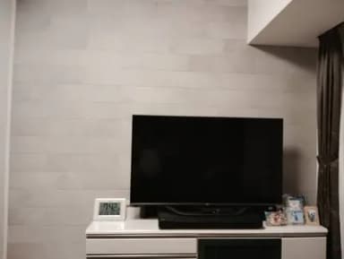 機能性と高級感のある壁