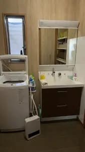 清潔感のある洗面所に!