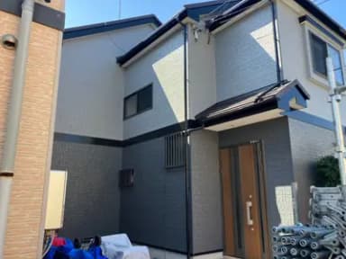 神奈川県大和市 屋根重ね葺き外壁塗装