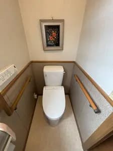トイレ交換リフォーム(愛知県豊川市)INAXシャワートイレ