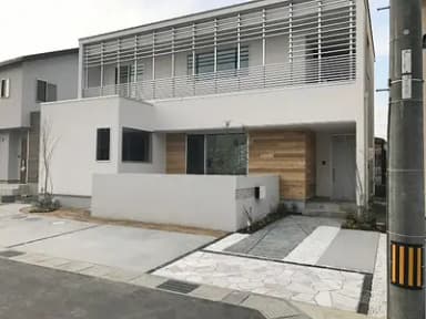 モダンな外構・テラスのエクステリアリフォーム