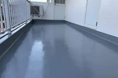 ベランダ床のウレタン防水施工事例
