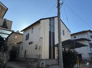 外壁塗装4度塗り・無機塗料施工事例