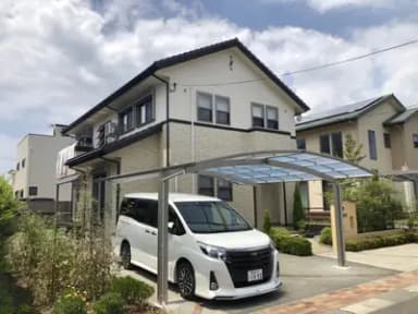 カーポート設置工事・外壁塗装工事