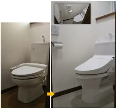 清掃性と機能性を有したウォシュレット一体型便器