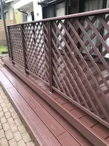 ウッドデッキ塗装